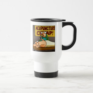 Grappig Acupuncture Medical Cartoon Gift! Reisbeker