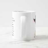 Grappig advies van een lama extra grote beker (Achterkant)