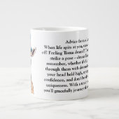 Grappig advies van een lama extra grote beker (Voorkant)