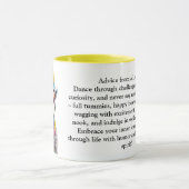 Grappig advies van een Lemur Mok (Midden)