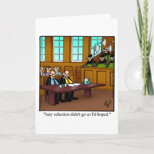 Grappig Advocaat Humor Blank Wenskaart Kaart