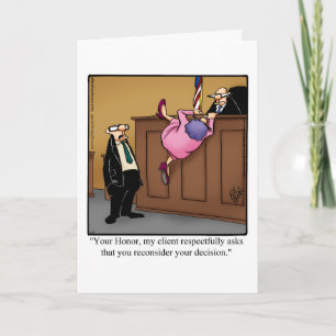 Grappig Advocaat Humor Blank Wenskaart Kaart