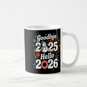 Grappig Afscheid 2025 Hallo 2026 Vakantie Pret Sne Koffiemok