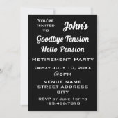 GRAPPIG Afscheid Spanning Papa Pensioenfeest Kaart (Voorkant)