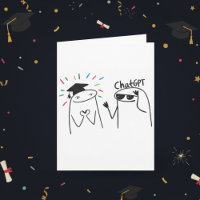 Grappig Afstudeer ChatGPT Doodle Viering Ontwerp