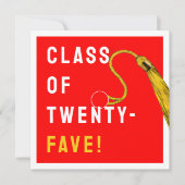 Grappig Afstuderen 2025 Kaart (Voorkant)