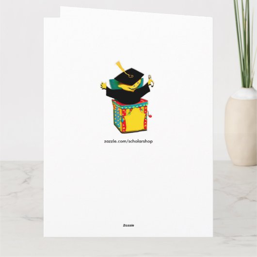 Grappig Afstuderen 2025 Kaart (Achterkant)