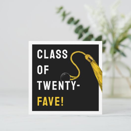 Grappig Afstuderen 2025 Kaart (Staand voorkant)