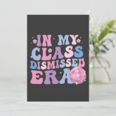 Grappig Afstuderen in mijn klas afgewezen Era Retr Aankondiging (Staand voorkant)