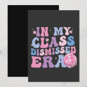 Grappig Afstuderen in mijn klas afgewezen Era Retr Kaart (Voorkant / Achterkant)