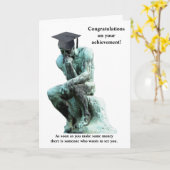 Grappig  Afstuderen Kaart (Gele Bloem)