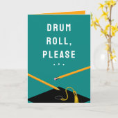 Grappig Afstuderen Kaart 2025 (Gele Bloem)