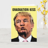 GRAPPIG AFSTUDEREN KAARTEN, DONALD TRUMP KUS KAART (Gele Bloem)