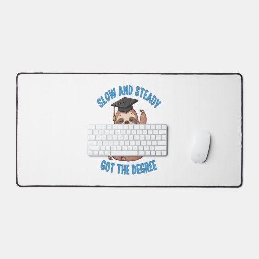Grappig Afstuderen Sloth Bureaumat (Keyboard & Muis)