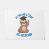 Grappig Afstuderen Sloth Deurmat (Voorkant)