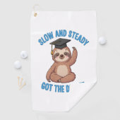 Grappig Afstuderen Sloth Golfhanddoek (Insitu)