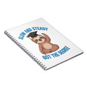 Grappig Afstuderen Sloth Notitieboek (Rechterzijde)
