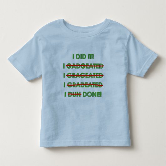 Grappig Afstuderen T Shirten en geschenken Kinder Shirts (Voorkant)