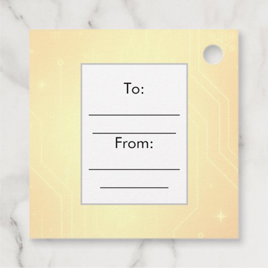 Grappig AI Gift Label - "Wrapping Errors" Joke (Achterkant)