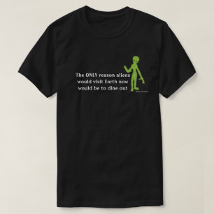 Grappig Alien Lifeform T-shirt
