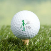 Grappig Alien 🛸 Monogram UFO Spooky Golfballen (Insitu Shirt)