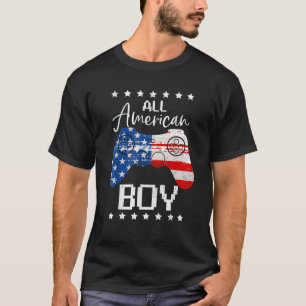 Grappig Alle Amerikaanse Jongens 4 Juli Son Videos T-shirt