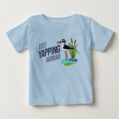 Grappig alleen maar om zwart-hals Stilt heen te ti (Voorkant)