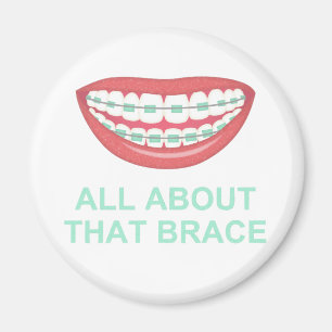 Grappig alles over de brace Spoof Magneet