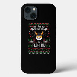 Grappig,Alles wat ik voor Kerstmis wil is Floki In iPhone 13 Hoesje