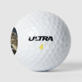 Grappig alligatorthema golfballen (Logo)