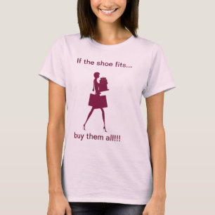 Grappig als de schoen het T-shirt past