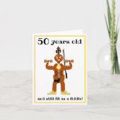 Grappig als een viool kaart (Voorkant)