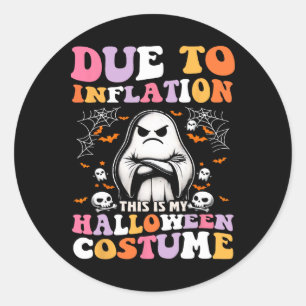 Grappig als gevolg van de inflatie is dit mijn hal ronde sticker