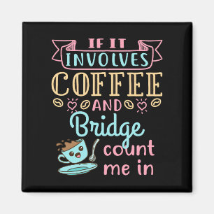 Grappig als het gaat om koffie en een brug magneet