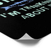 Grappig als ik er niet aan Gevist heb Poster (Hoek)