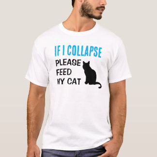 Grappig als ik instorten kat vader kat minnaar t-shirt