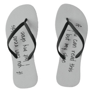 Grappig als je dit leest, ben ik mijn schoen kwijt teenslippers