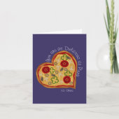 Grappig Als Pizza Zo Lekker Valentijnsdag Feestdagen Kaart (Voorkant)