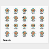 Grappig als Shell Grappig Seashell Pun Ronde Sticker (Vel)