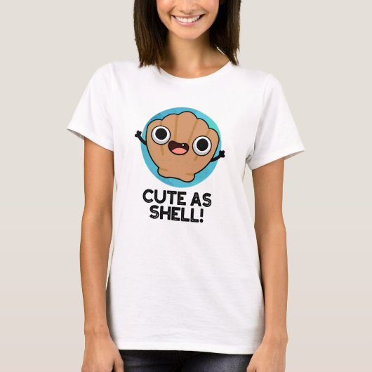 Grappig als Shell Grappig Seashell Pun T-shirt (Voorkant)
