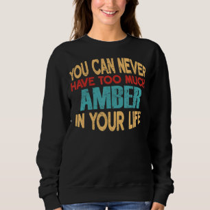 Grappig Amber Gepersonaliseerd Tshirt Voornaam Jok