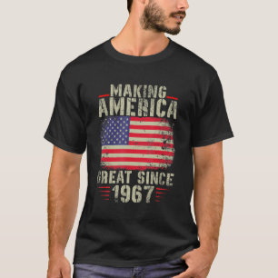 Grappig Amerika geweldig maken sinds 1967 Design 5 T-shirt