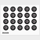Grappig Amerika Yeah 4 juli Ronde Sticker (Vel)
