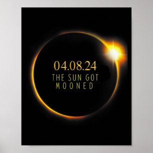 Grappig Amerika Zonsverduistering 4 08 Poster