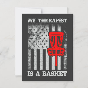 Grappig Amerikaans Flag Ultimate Frisbee Quote Briefkaart