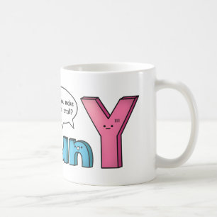 Grappig Amusant Y Pun tot Puny Koffiemok