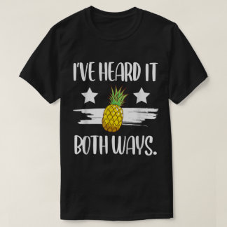 Grappig Ananas Citaat Ontwerp T-shirt