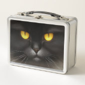 Grappig Angry Fluffy Black Perzische Kitty Cat Fac (Voorkant)