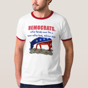 Grappig anti-Obama anti-democratisch heren T-shirt
