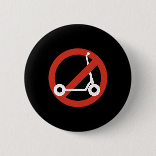 Grappig anti-scooter door skaters die skateboard l ronde button 5,7 cm